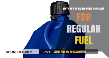 Why VP Racing Fuel Containers Are Not Suitable for Regular Fuel
