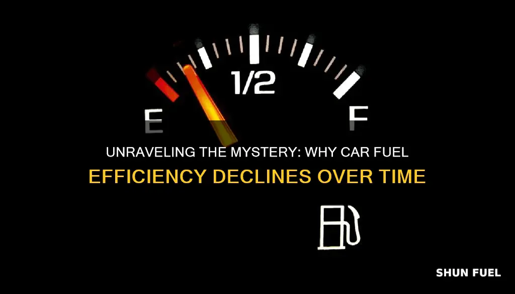 why cars fuel efficiency goes down