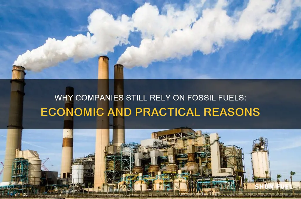 why companies burn fossil fuels