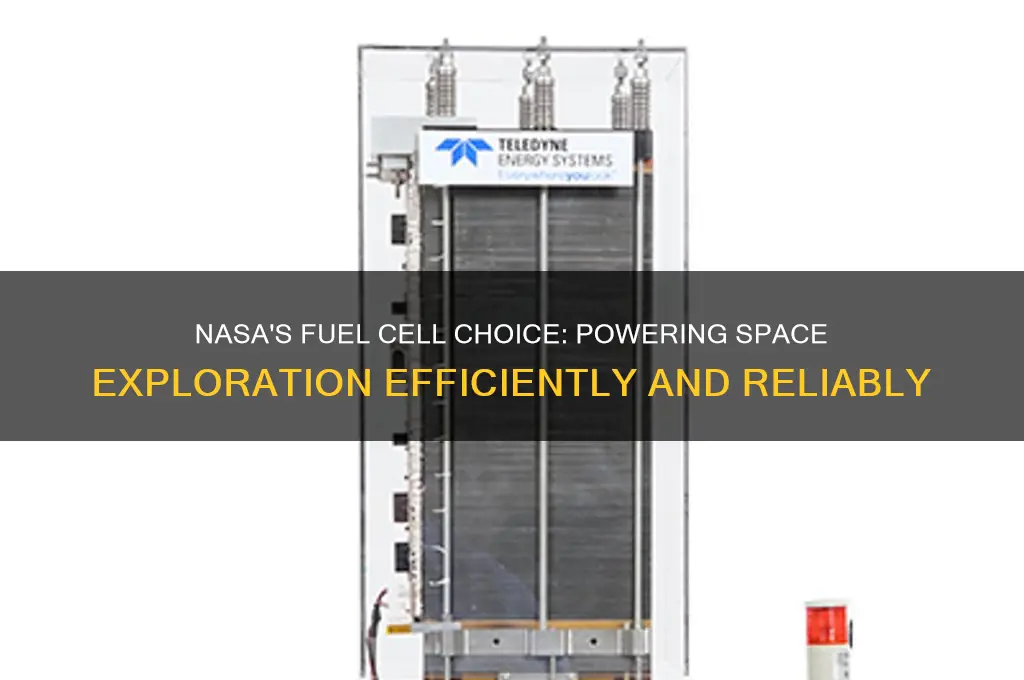 why did nasa use fuel cells