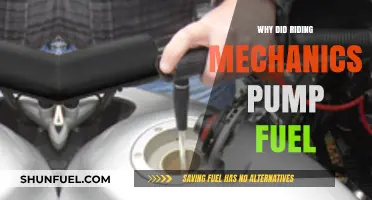 Why Riding Mechanics Pumped Fuel: Uncovering the Historical Necessity