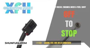 Diesel Engines Require Fuel Shut Off to Stop Safely