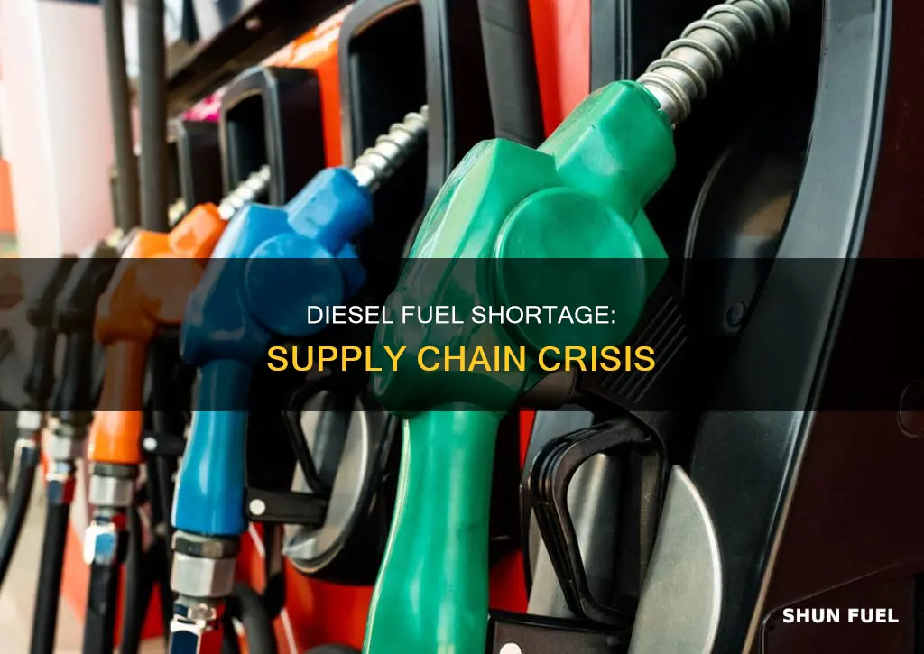 why diesel fuel shortage