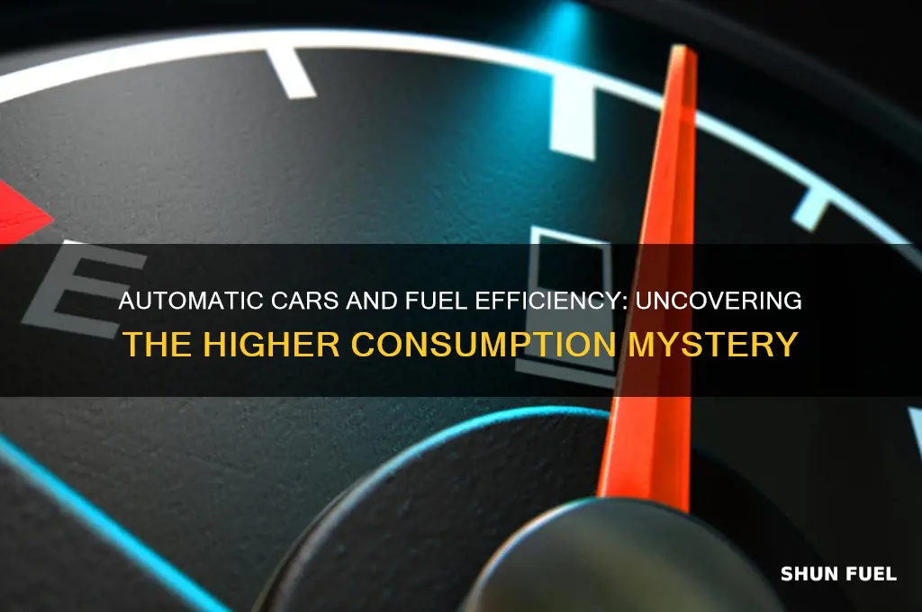 why do automatic cars use more fuel