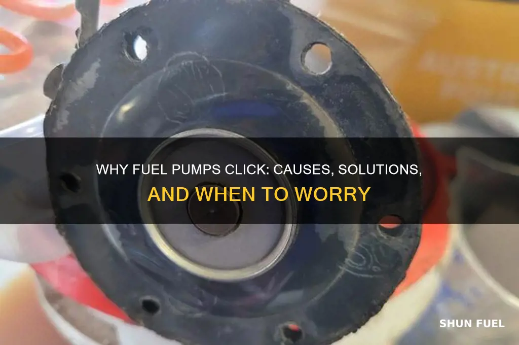 why do fuel pumps click