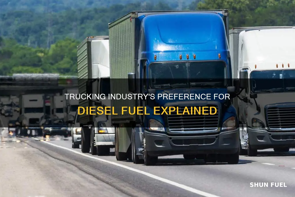 why do heavy duty trucks use diesel fuel