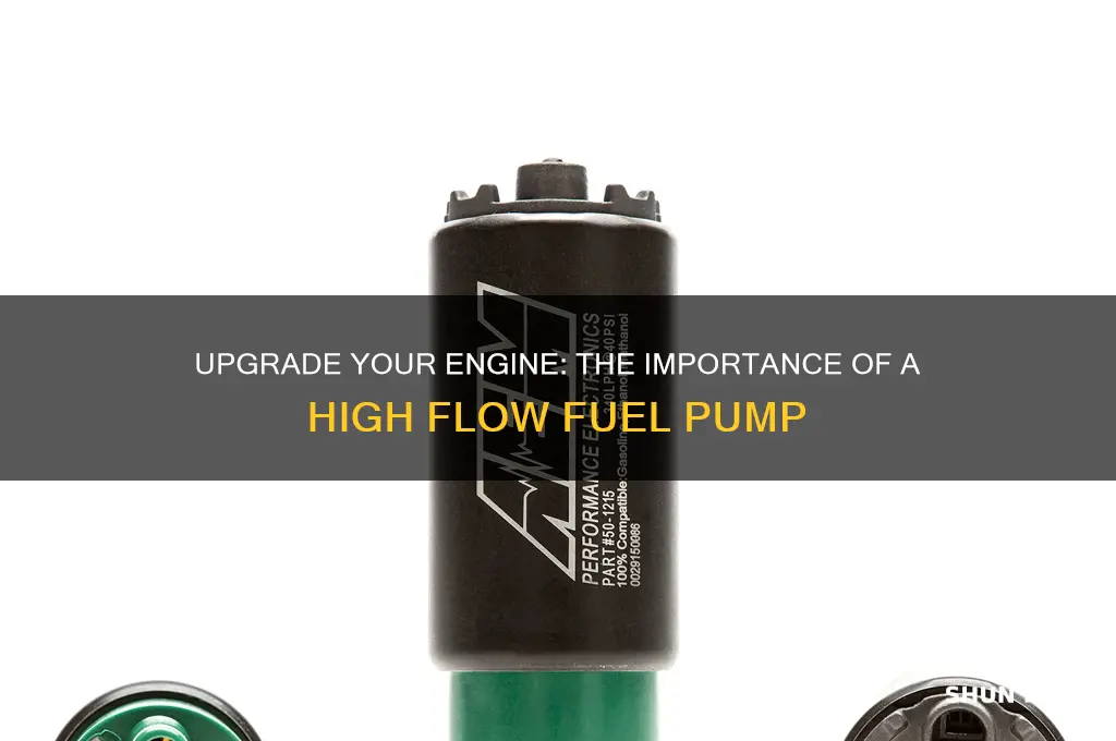 why do i need a high flow fuel pump