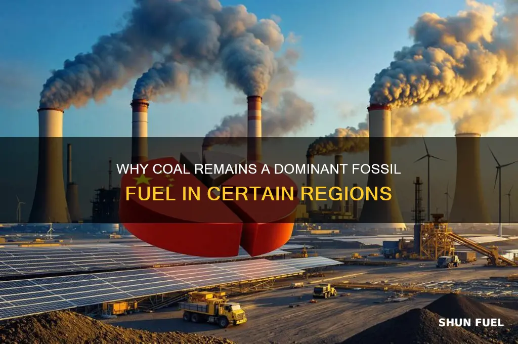why do some areas use coal as their fossil fuel