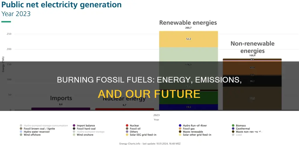 why do we burn fossil fuels