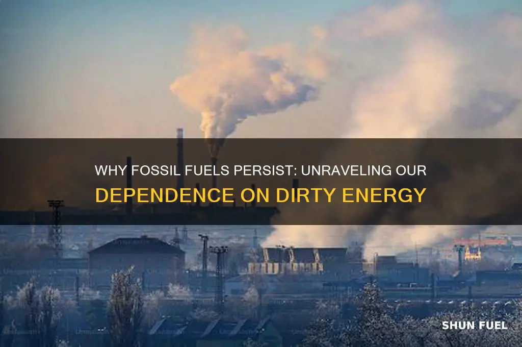 why do we keep using fossil fuels