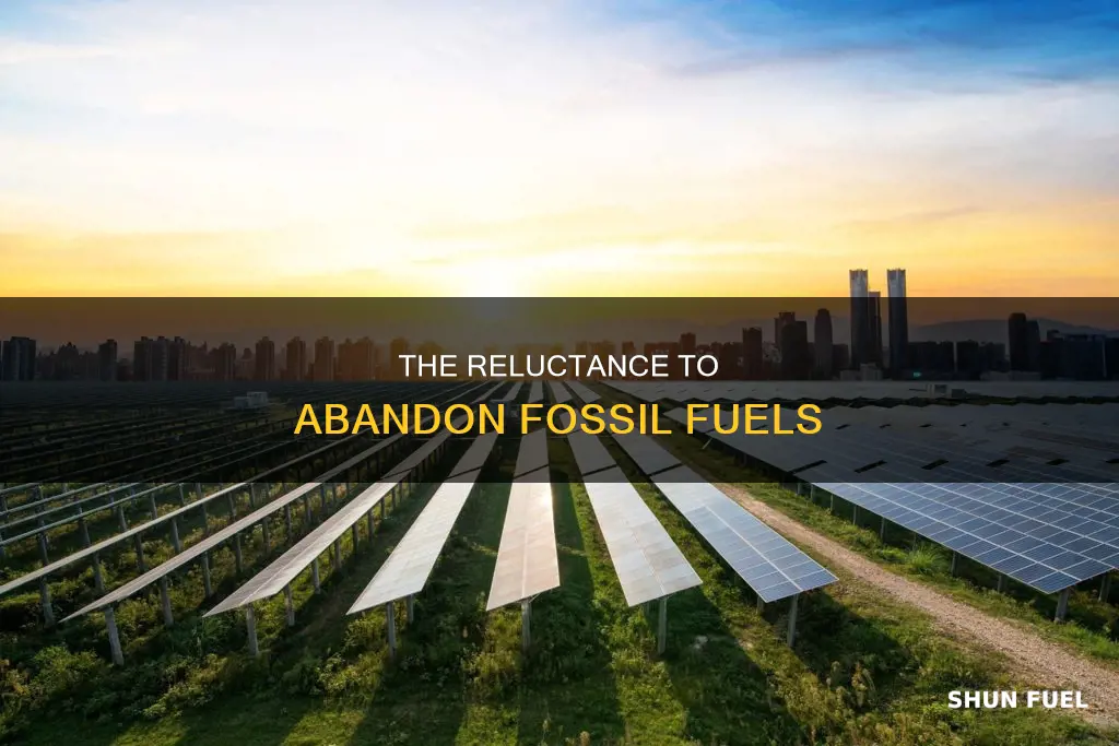 why do we still use fossil fuels