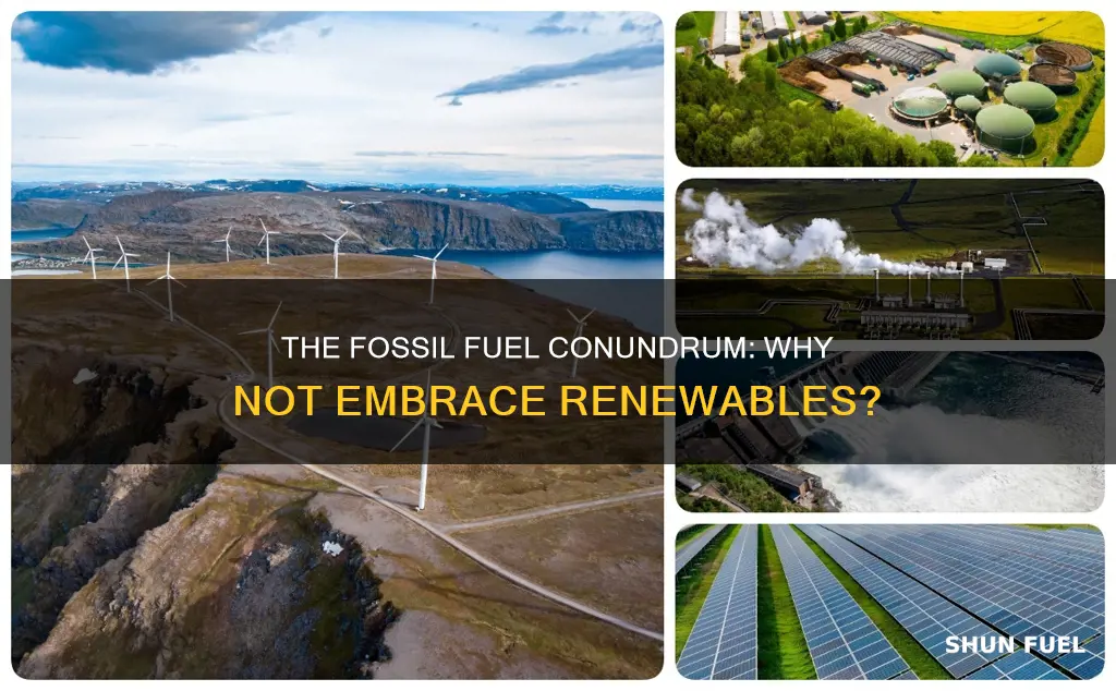why do we use fossil fuels instead of renewable energy