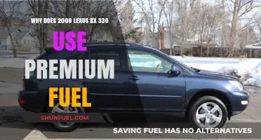 Lexus RX 330 2006: Premium Fuel Requirement Explained
