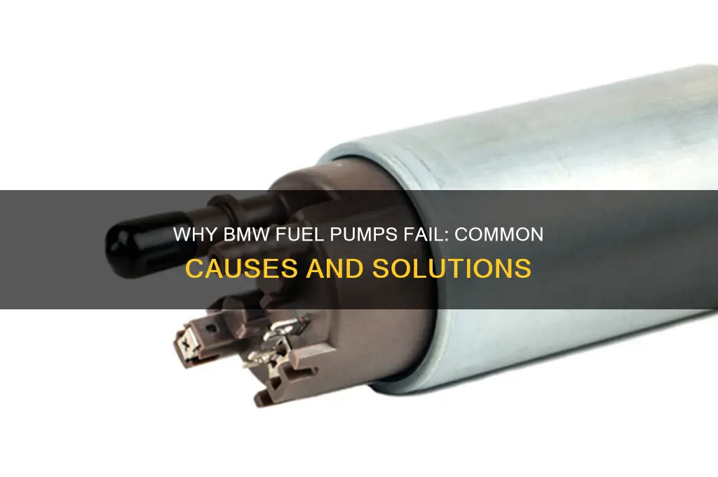 why does a fuel pump go out in a bmw