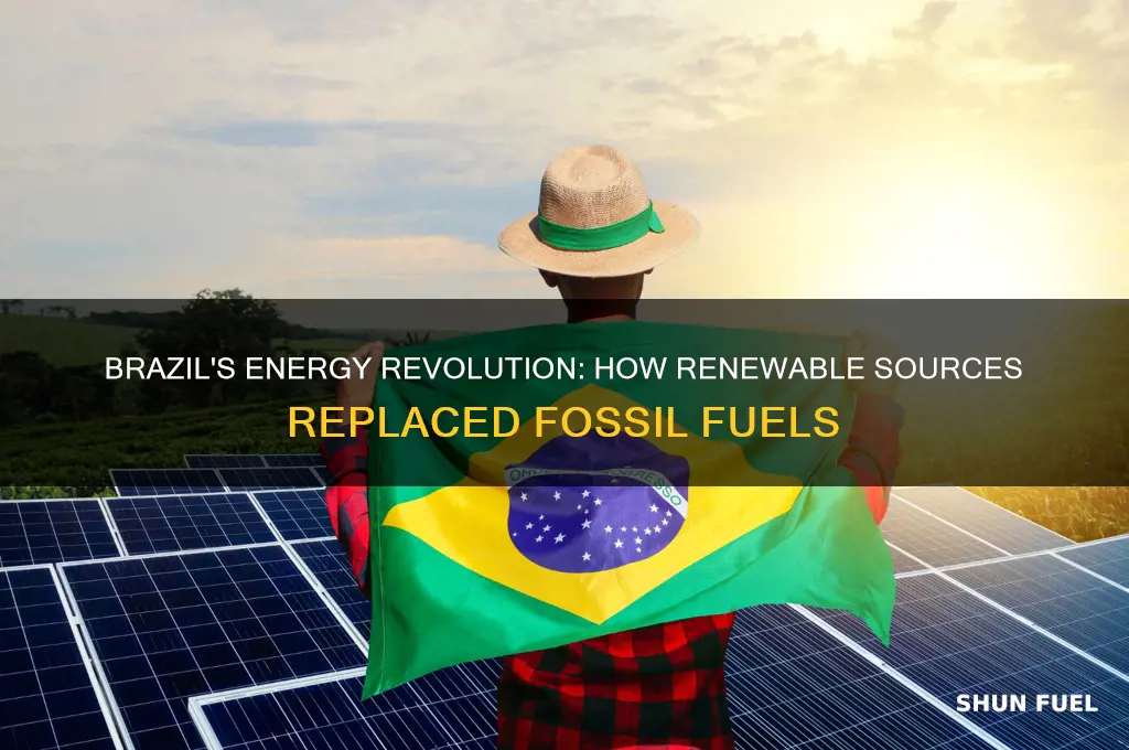 why does brazil use so few fossil fuels