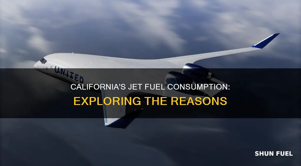 why does california use so much jet fuel
