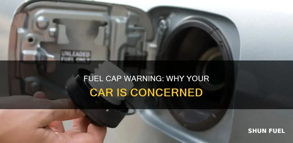 why does car say check fuel cap
