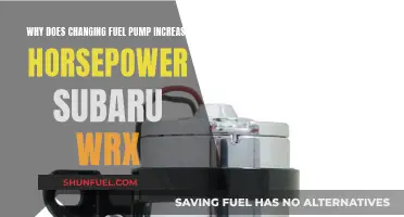 Fuel Pump Upgrade: Unlocking Horsepower in Your Subaru WRX