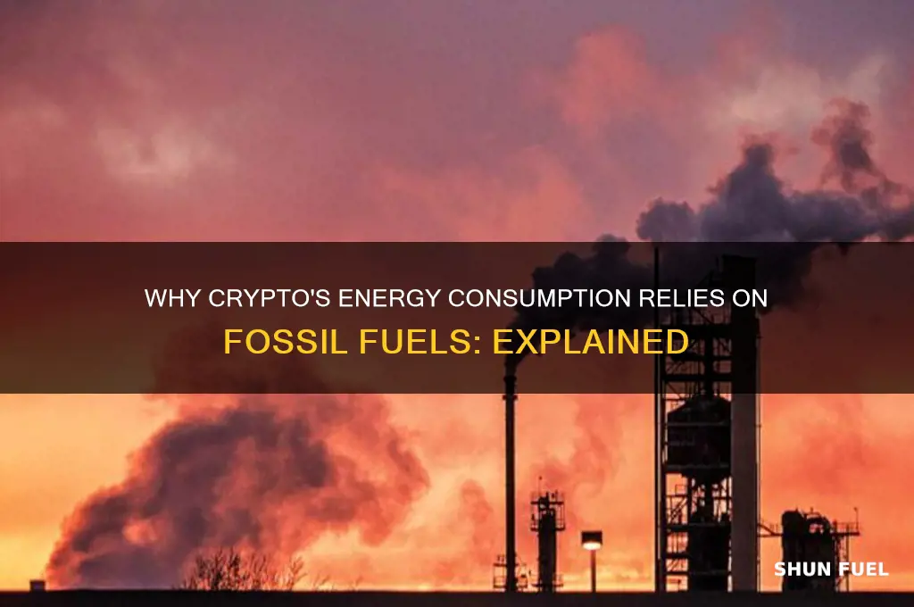 why does crypto use fossil fuels