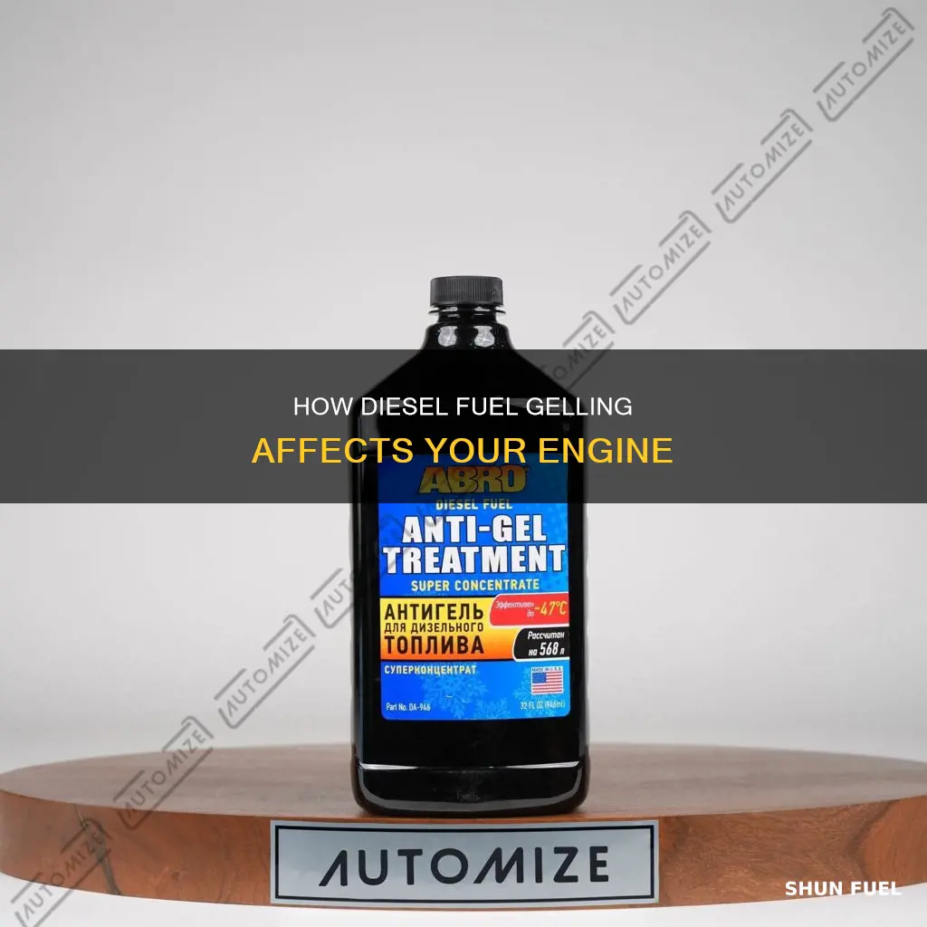 why does diesel fuel gel