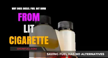 Cigarette and Diesel: Why No Fire?