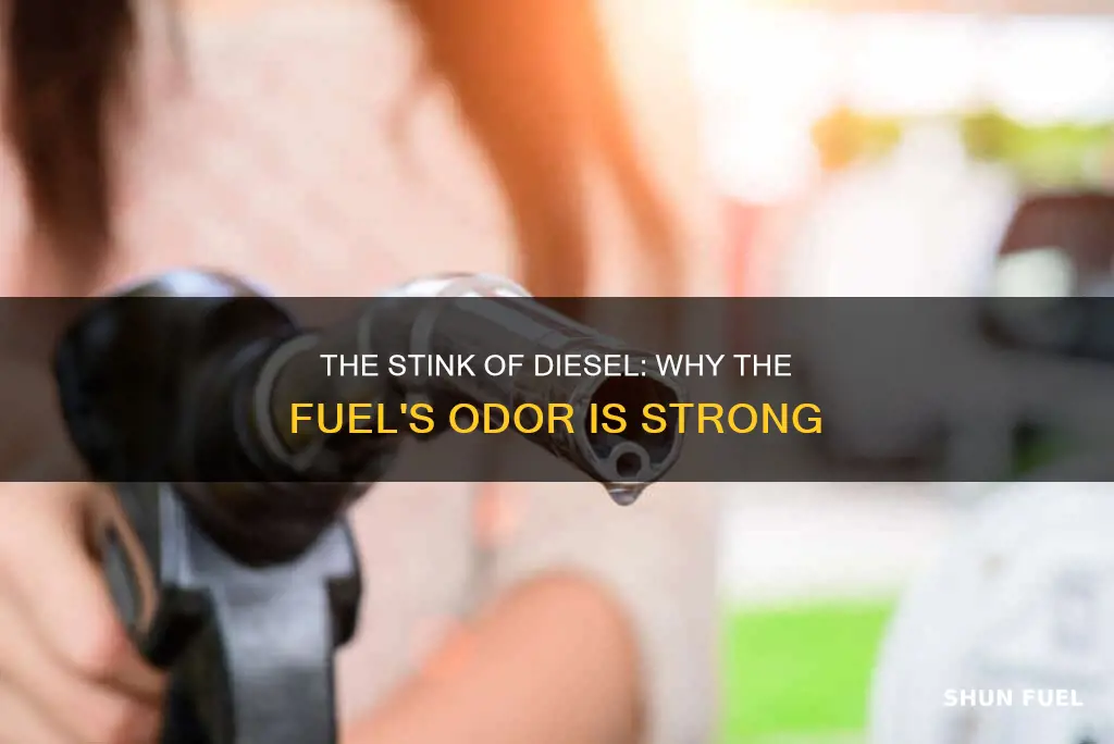 why does diesel fuel smell bad