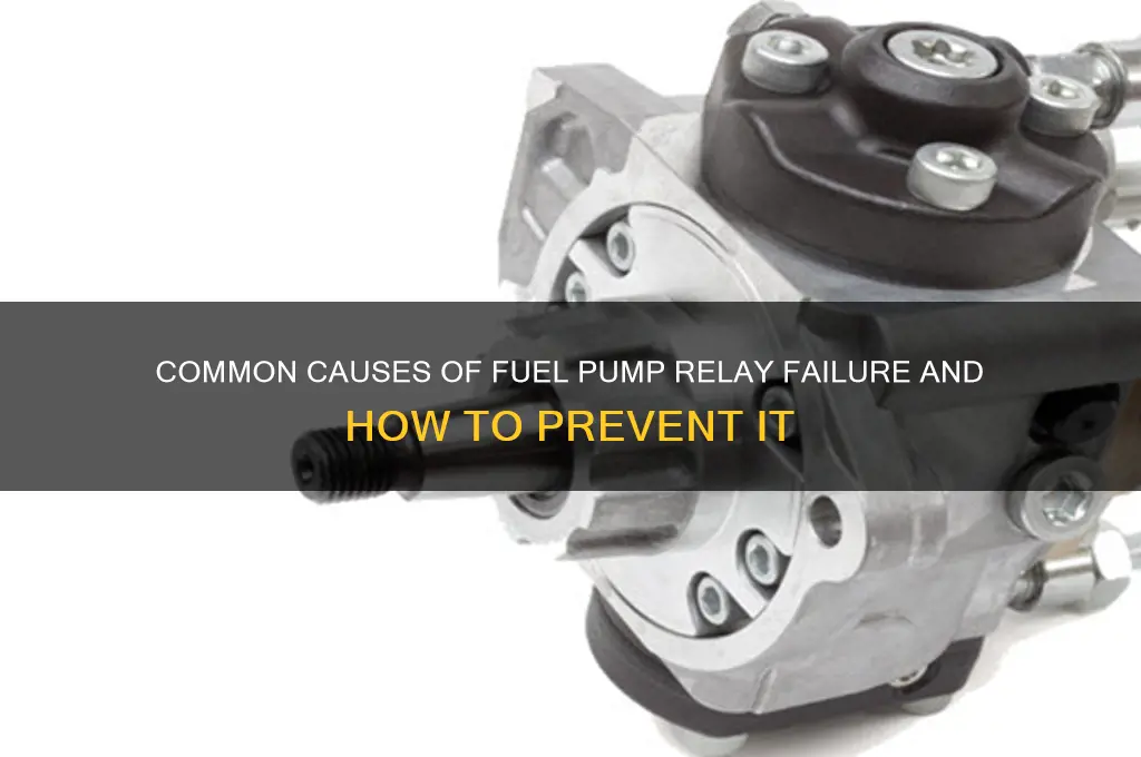 why does fuel pump relay fail