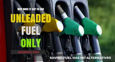Why Unleaded Fuel Only? Understanding the Importance for Your Vehicle