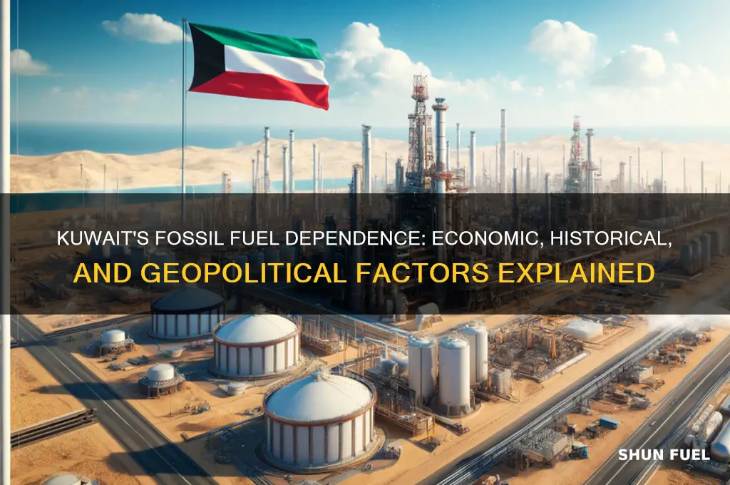 why does kuwait rely on fossil fuels
