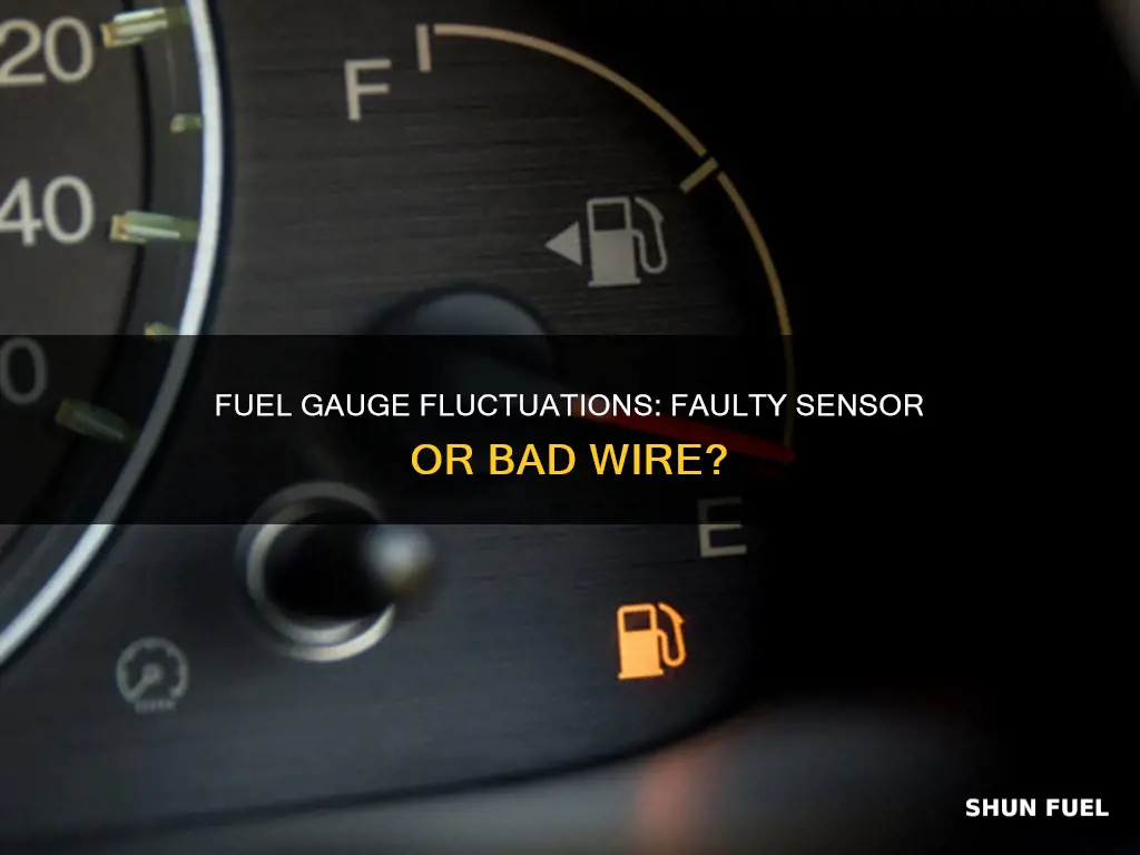 why does my car fuel gauge keep fluctuating