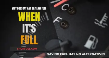Fuel Gauge Faults: Why "Low Fuel" with a Full Tank?
