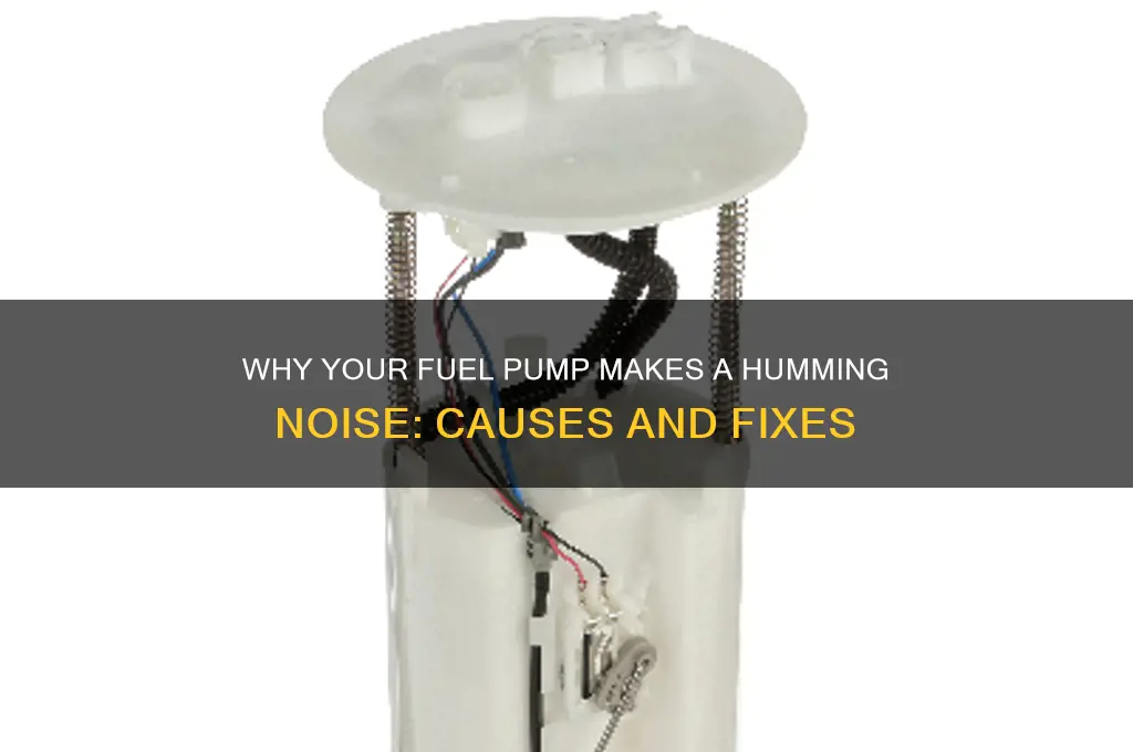 why does my fuel pump make a humming noise