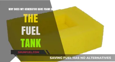 Foamy Fuel: Why Your Generator's Fuel Tank Has Foam