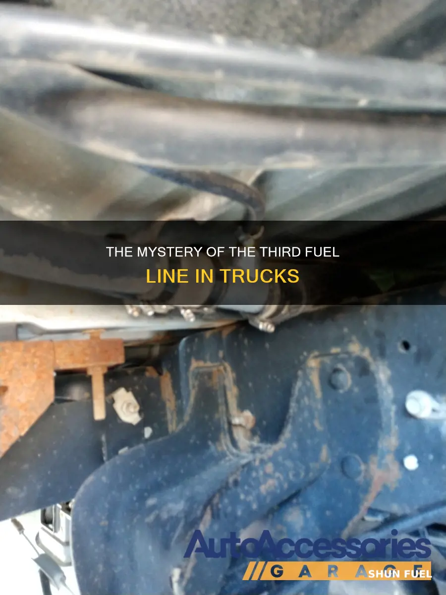 why does my truck have 3 fuel lines