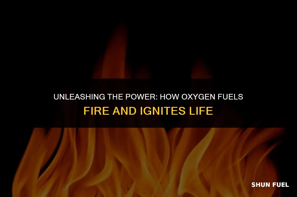 why does oxygen fuel fire