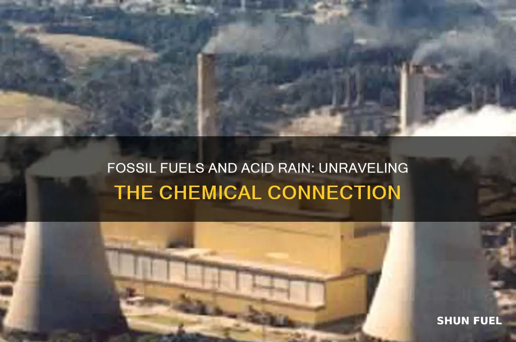 why does the burning of fossil fuels produce acid precipitation