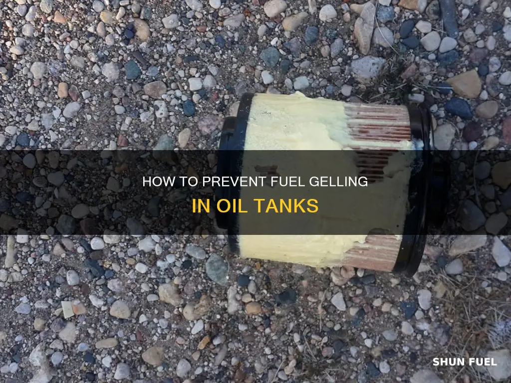 why does the fuel in my oil tank keep gelling
