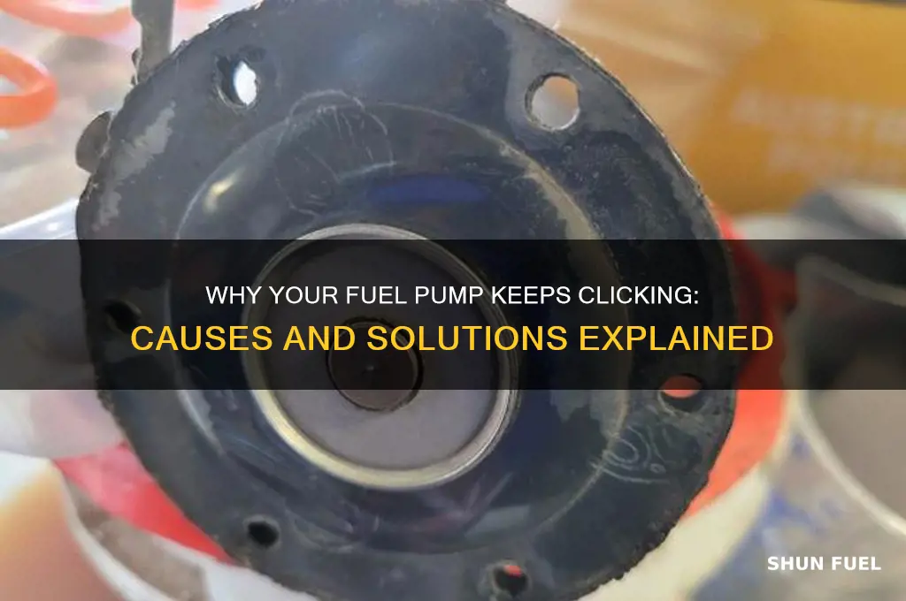 why does the fuel pump keep clicking