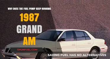 Why Your 1987 Grand Am's Fuel Pump Keeps Running