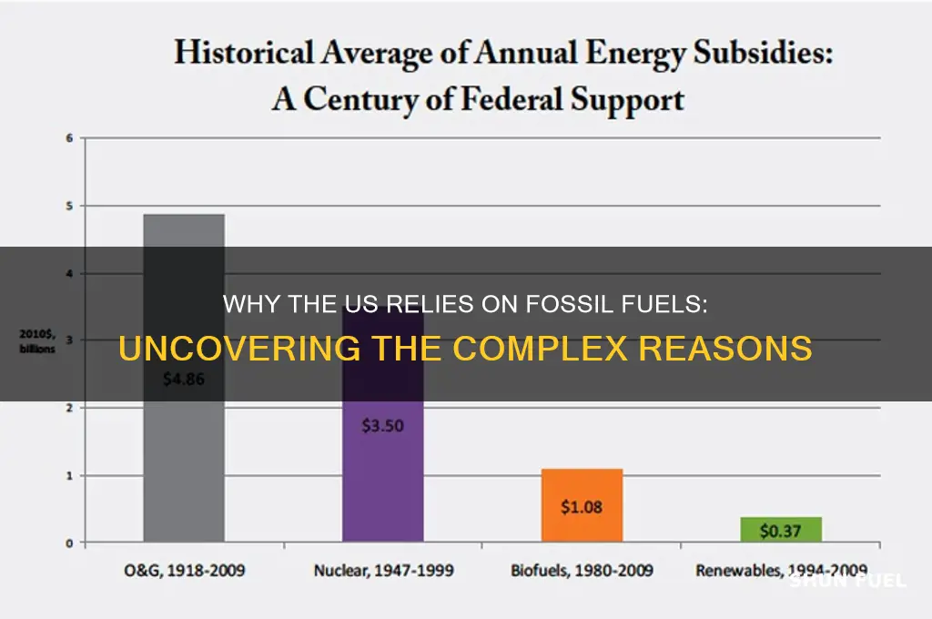 why does the us use fossil fuels