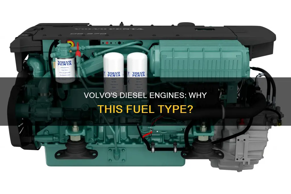 why does volvo website say diesel fuel type