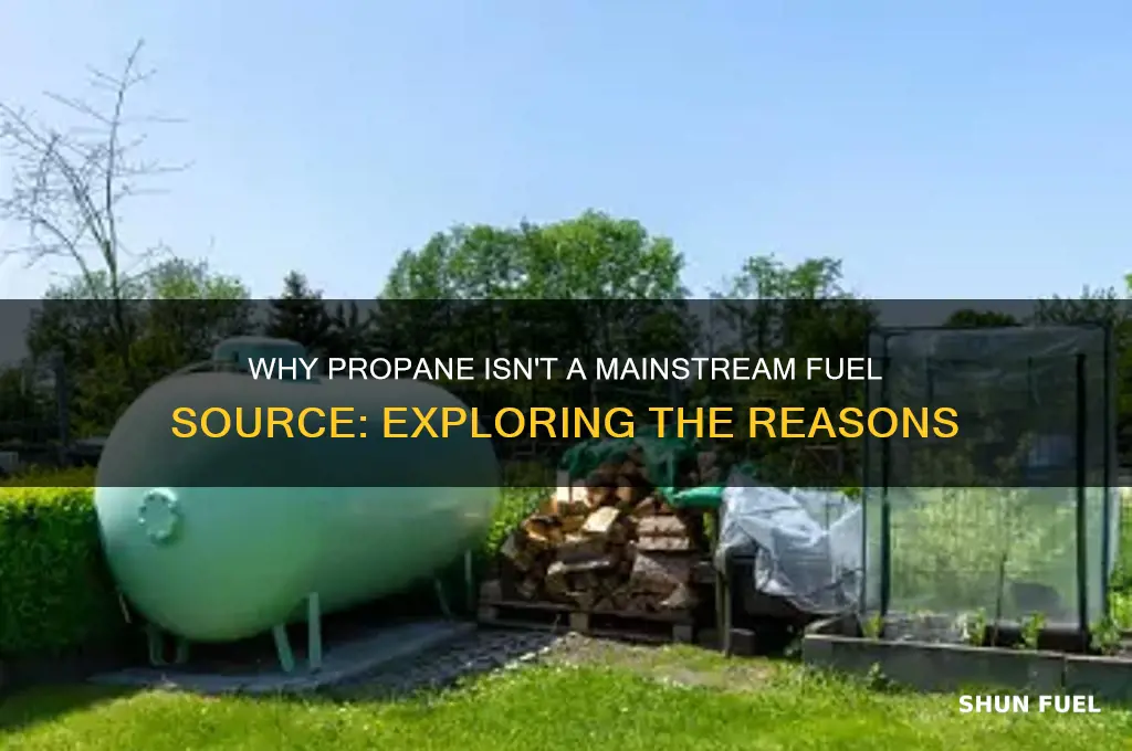 why dont we use propane for fuel