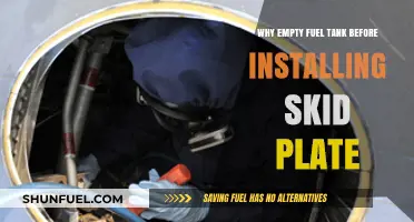 Empty Tanks: Skid Plate Installation Safety