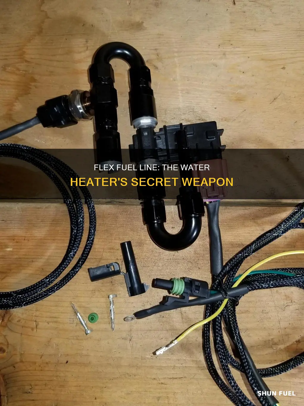 why flex fuel line for water heater