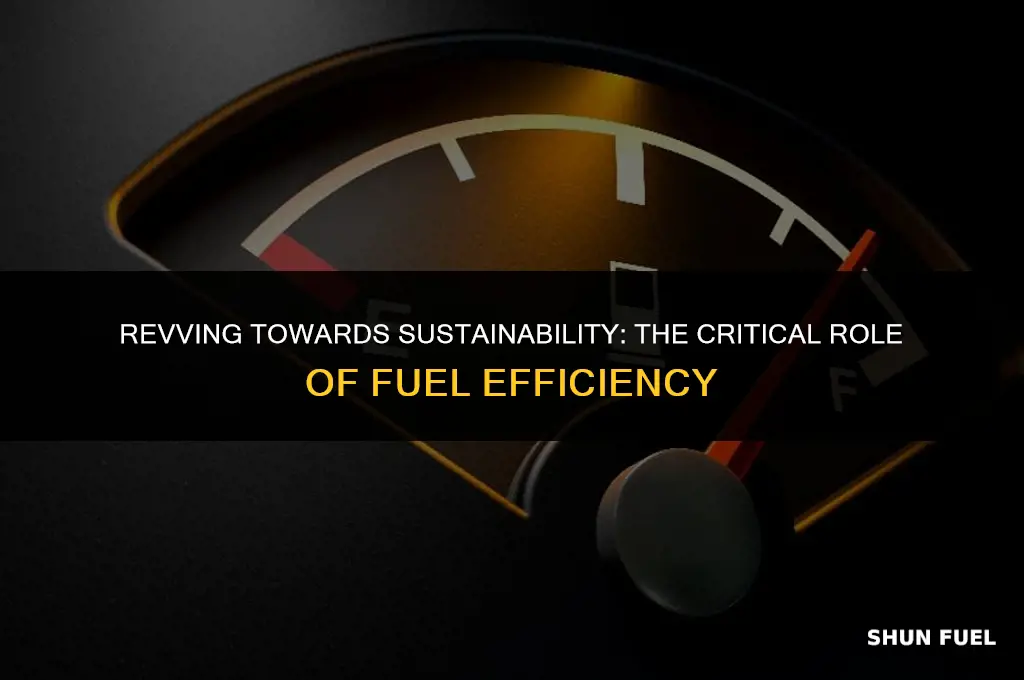 why fuel efficiency is important