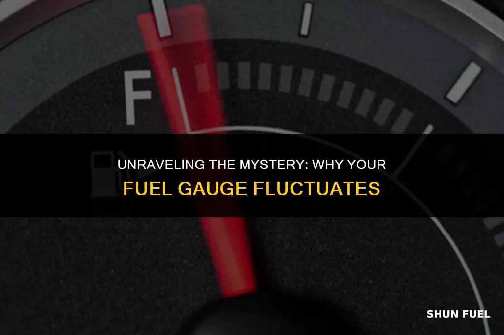 why fuel gauge fluctuates