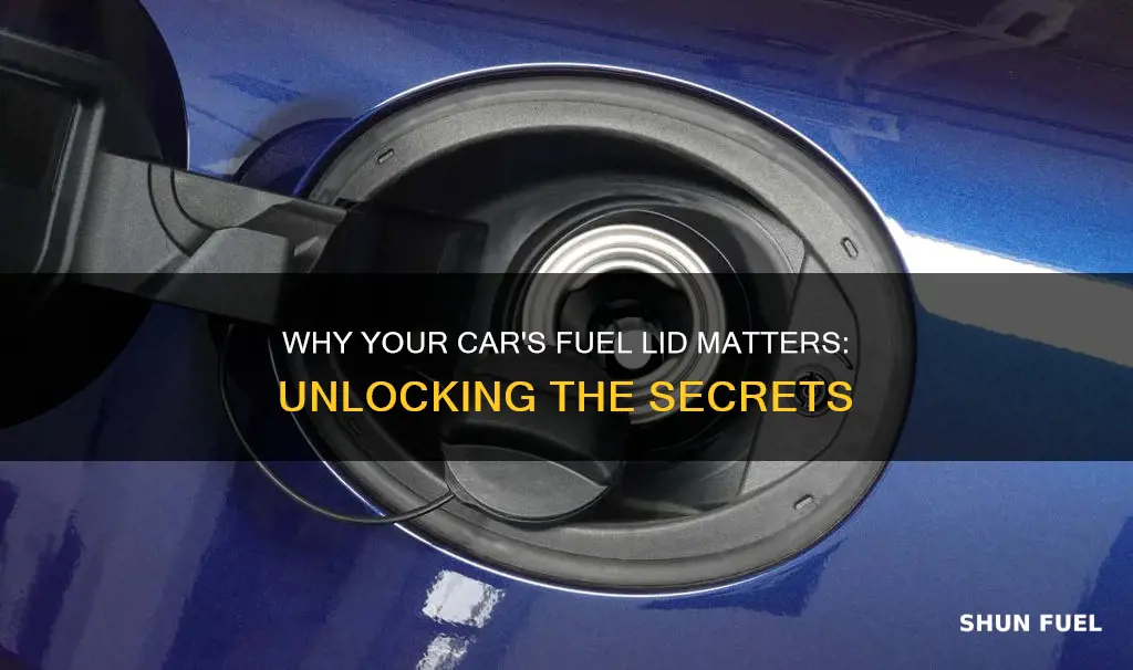 why fuel lid different sidrs in a car