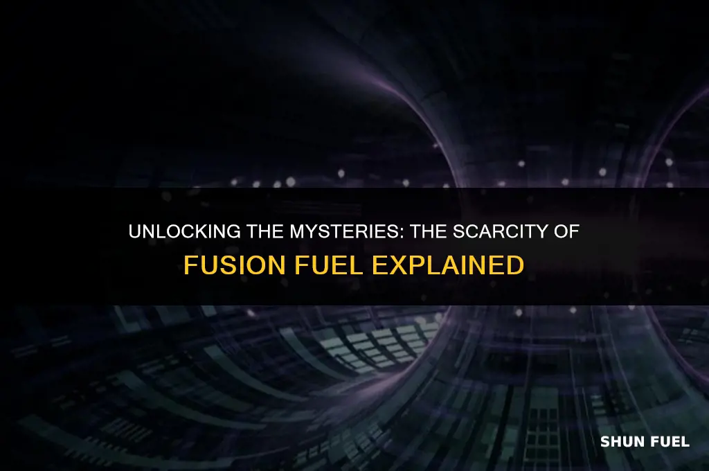 why fusion fuel is scarce