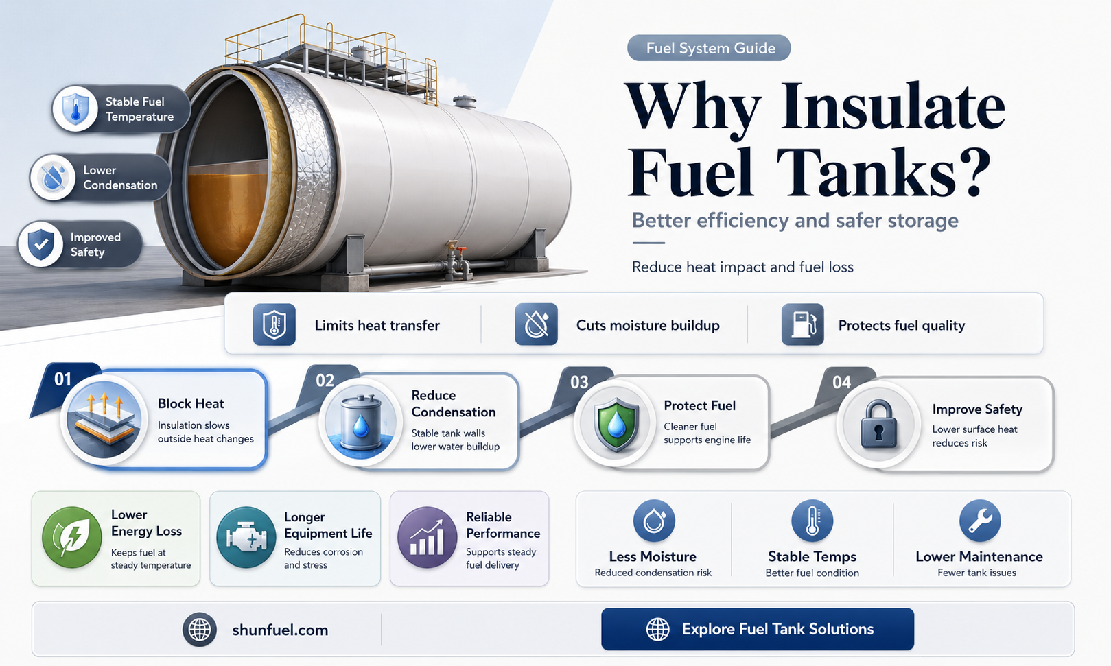 are fuel tanks insulated
