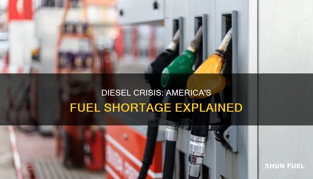 why is america running out of diesel fuel